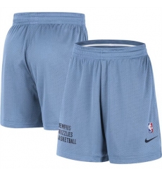 Men Memphis Grizzlies Blue Post Up Mesh Shorts 
