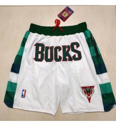 Milwaukee Bucks Basketball Shorts 011