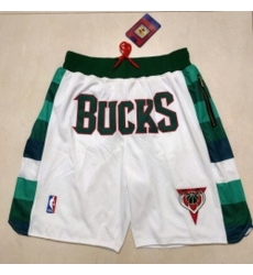 Milwaukee Bucks Basketball Shorts 012