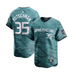 Men Baltimore Orioles 35 Adley Rutschman Teal 2023 All Star Cool Base Stitched Baseball Jersey
