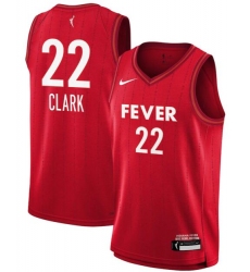 Women Indiana Fever Caitlin Clark #22 Red Stitched Basketball WNBA Jersey