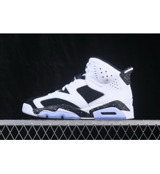 AIR JORDAN 6 RETRO OREO AJ6 WHITE BLACK PURPLE MEN SHOE