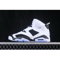 AIR JORDAN 6 RETRO OREO AJ6 WHITE BLACK PURPLE MEN SHOE