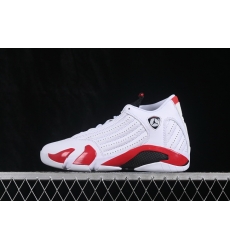 AIR JORDAN 14 RETRO RED WHITE MEN SHOES