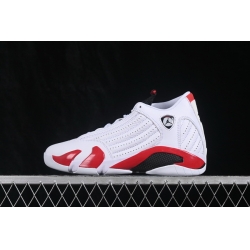 AIR JORDAN 14 RETRO RED WHITE MEN SHOES