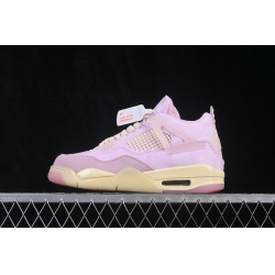 AIR JORDAN 4 RETRO AJ4 BASKETBALL SHOES LIGHT PINK PINK MEN SHOE