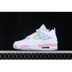 AIR JORDAN 4 VALENTINES DAY AJ4 WHITE PINK BLUE GREEN IB7068 100