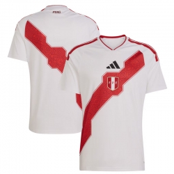 Men adidas White Peru National Team FIFA x World Cup 2026 Home Replica Jersey