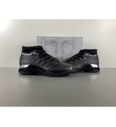 Air Jordan 17 Black Color Basketball Shoes 25G62