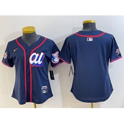 Women American League Baltimore Orioles Blank Navy 2025 All Star Edition Limited Stitched Baseball Jersey 