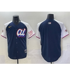 Men American League Oakland Athletics Blank Navy Alternate 2025 All Star Edition Limited Stitched Baseball Jersey