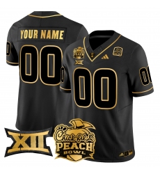 Men Women Youth Arizona State Sun Devils 2025 Peach Bowl Gold Vapor Limited Custom Jersey All Stitched White Gold