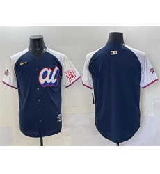 Men American League Detroit Tigers Blank Navy Alternate 2025 All Star Edition Limited Stitched Baseball Jersey