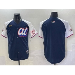 Men American League Oakland Athletics Blank Navy Alternate 2025 All Star Edition Limited Stitched Baseball Jersey