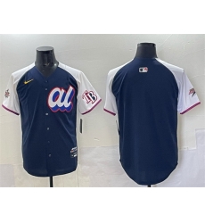 Men American League Tampa Bay Rays Blank Navy Alternate 2025 All Star Edition Limited Stitched Baseball Jersey