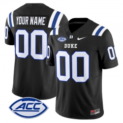 Men Women Youth Duke Blue Devils 2024 Vapor Limited Custom Jersey All Stitched Black