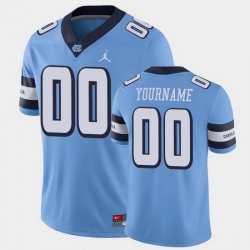 Men Women Youth Toddler North Carolina Tar Heels Custom College Football Carolina Blue Alternate Game Jersey