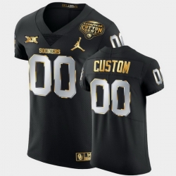Men Women Youth Toddler Oklahoma Sooners Custom 2020 Cotton Bowl Black Golden Edition Jersey