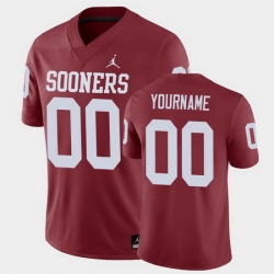 Men Women Youth Toddler Oklahoma Sooners Custom Game Crimson College Football Jersey