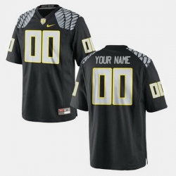 Men Women Youth Toddler Oregon Ducks Custom College Football Black Jersey