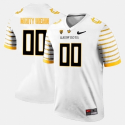 Men Women Youth Toddler Oregon Ducks Custom College Limited Football White Jersey