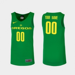 Men Women Youth Toddler Oregon Ducks Custom Green Replica College Basketball Jersey