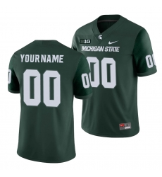 Michigan State Spartans Custom Green College Football Michigan State Spartans Jersey Michigan State Spartans Custom Green College Football Michigan State Spartans Jersey
