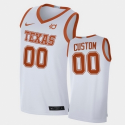 Men Women Youth Toddler Texas Longhorns Custom Alumni Limited White Player Jersey