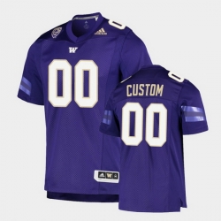 Men Women Youth Toddler Washington Huskies Custom College Football Purple Game Jersey