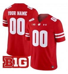 Men Women Youth Wisconsin Badgers 2024 Vapor Limited Custom Jersey All Stitched Red Men Women Youth Wisconsin Badgers 2024 Vapor Limited Custom Jersey All Stitched Red