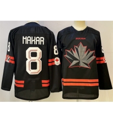 Men Canada Hockey 8 Cale Makar Black Stitched Jersey