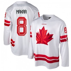 Mens Makar Cale #8 White Hockey Canada 2026 Replica Jersey