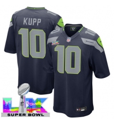 Men Women Youth Seattle Seahawks #10 Cooper Kupp 2025 2026 Super Bowl LX F U S E Stitched NFL Jersey Blue