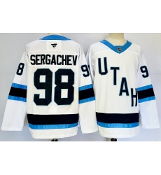 Men Utah Hockey Club ACTIVE PLAYER Custom White Stitched Jersey Men Utah Hockey Club ACTIVE PLAYER Custom White Stitched Jersey