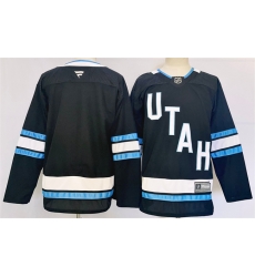 Men Utah Hockey Club Blank Navy Stitched Jersey Men Utah Hockey Club Blank Navy Stitched Jersey