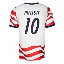 USA 2026 FIFA World Cup Soccer White Jersey Set ( Have Shorts ) Christian Pulisic #10