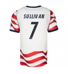 USA 2026 FIFA World Cup Soccer White Jersey Set ( Have Shorts ) Quinn Sullivan #7