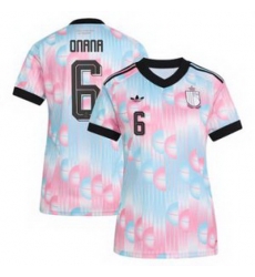 Women 6Amadou Onana Belgium Jersey 2 Women 6Amadou Onana Belgium Jersey 2