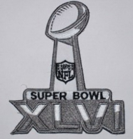 NFL Giants Super Bowl XLVI Patch Biaog