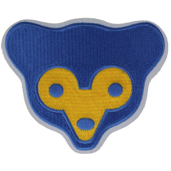 Women Chicago Cubs Bear Face 1960's Jersey Sleeve Patch Biaog