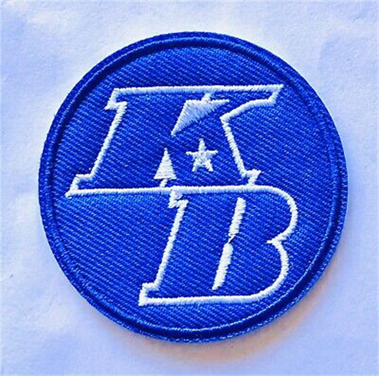Men Kobe Bryant Blue Patch Biaog