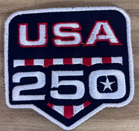 Men Baltimore Ravens USA 250 Anniversary Patch Biaog